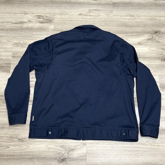 Duluth Trading Everyday Work Jacket Mens XL Blue 34318 Lightweight Chore Coat - Picture 6 of 8